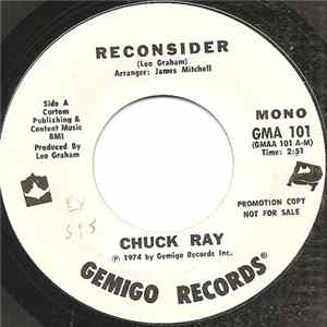 Chuck Ray - Reconsider mp3