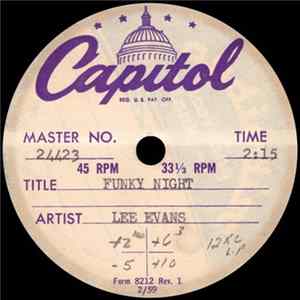 Lee Evans - Funky Night / Teacher's Blues mp3