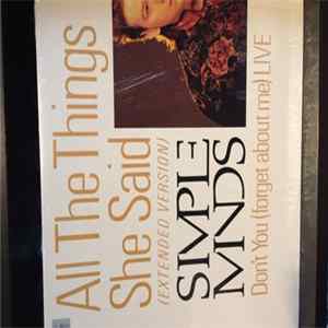 Simple Minds - All The Things She Said / Don't You (Forget About Me) Live mp3