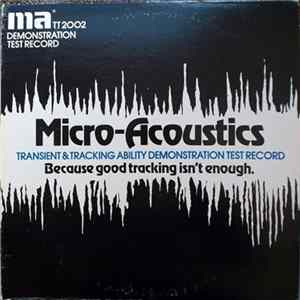 Various - Micro-Acoustics TT 2002 Transient & Tracking Ability Stereo Demonstration Record mp3