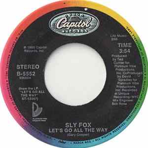 Sly Fox - Let's Go All The Way mp3