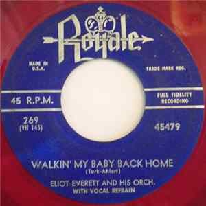 Eliot Everett And His Orch. - Walkin' My Baby Back Home / Maybe mp3