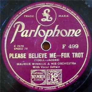Maurice Winnick & His Orchestra - Poor Little Angeline / Please Believe Me mp3