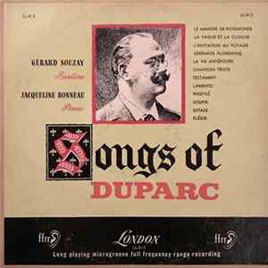 Duparc - Gérard Souzay, Jacqueline Bonneau - Songs Of Duparc mp3