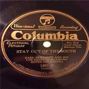 Earl Burtnett And His Los Angeles Biltmore Hotel Orchestra - Stay Out Of The South / Sweet Sue mp3