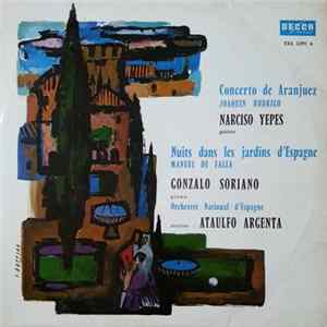 Joaquin Rodrigo, Narciso Yepes / Manuel De Falla, Gonzalo Soriano, Orchestre National D'Espagne, Ataulfo Argenta - Concerto De Aranjuez / Nuits Dans Les Jardins D'Espagne mp3