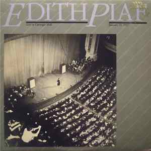 Edith Piaf - Live At Carnegie Hall mp3