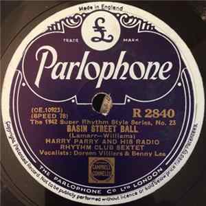 Harrry Parry And His Radio Rhythm Club Sextet - Basin Street Ball / Blue Prelude mp3