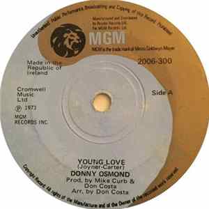 Donny Osmond - Young Love mp3