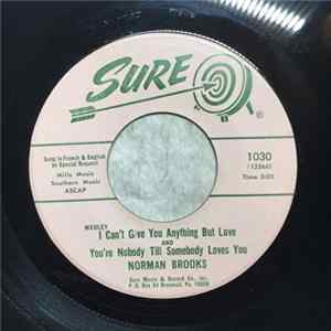 Norman Brooks - I Can't Give You Anything But Love / Just A Dream Away mp3