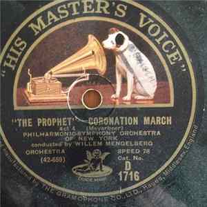 The Philharmonic Symphony Orchestra of New York, Willem Mengelberg - The Prophet / Athalia mp3