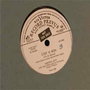 Eartha Kitt With Henri Réne And His Orchestra - C'est Si Bon / African Lullaby mp3