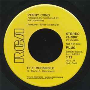 Perry Como - It's Impossible mp3
