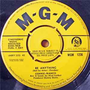 Connie Francis - Be Anything (But Be Mine) / Tommy mp3