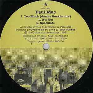 Paul Mac - Too Much mp3