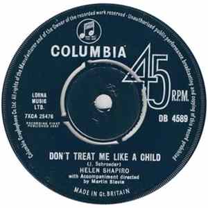 Helen Shapiro - Don't Treat Me Like A Child mp3