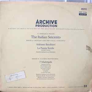 Adriano Banchieri / Claudio Monteverdi - La Pazzia Senile (Madrigal Comedy) / 7 Madrigals mp3