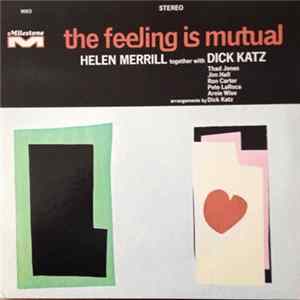 Helen Merrill Together With Dick Katz - The Feeling Is Mutual mp3