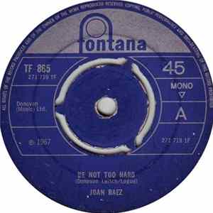 Joan Baez - Be Not Too Hard mp3