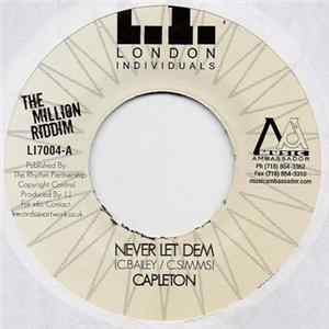 Capleton, Anthony Que - Never Let Dem / Stay On The Right Track mp3