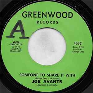 Joe Avants - Someone To Share It With mp3