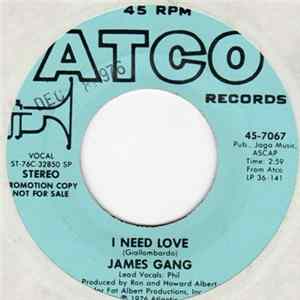 James Gang - I Need Love mp3