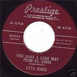 Etta Jones - You Came A Long Way From St. Louis mp3