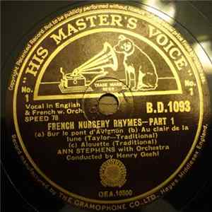 Ann Stephens - French Nursery Rhymes mp3